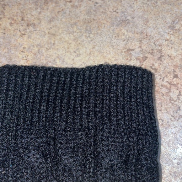 Peek a Boot Socks. 1 pair. Black. 100% Acrylic NEW! - Picture 3 of 3